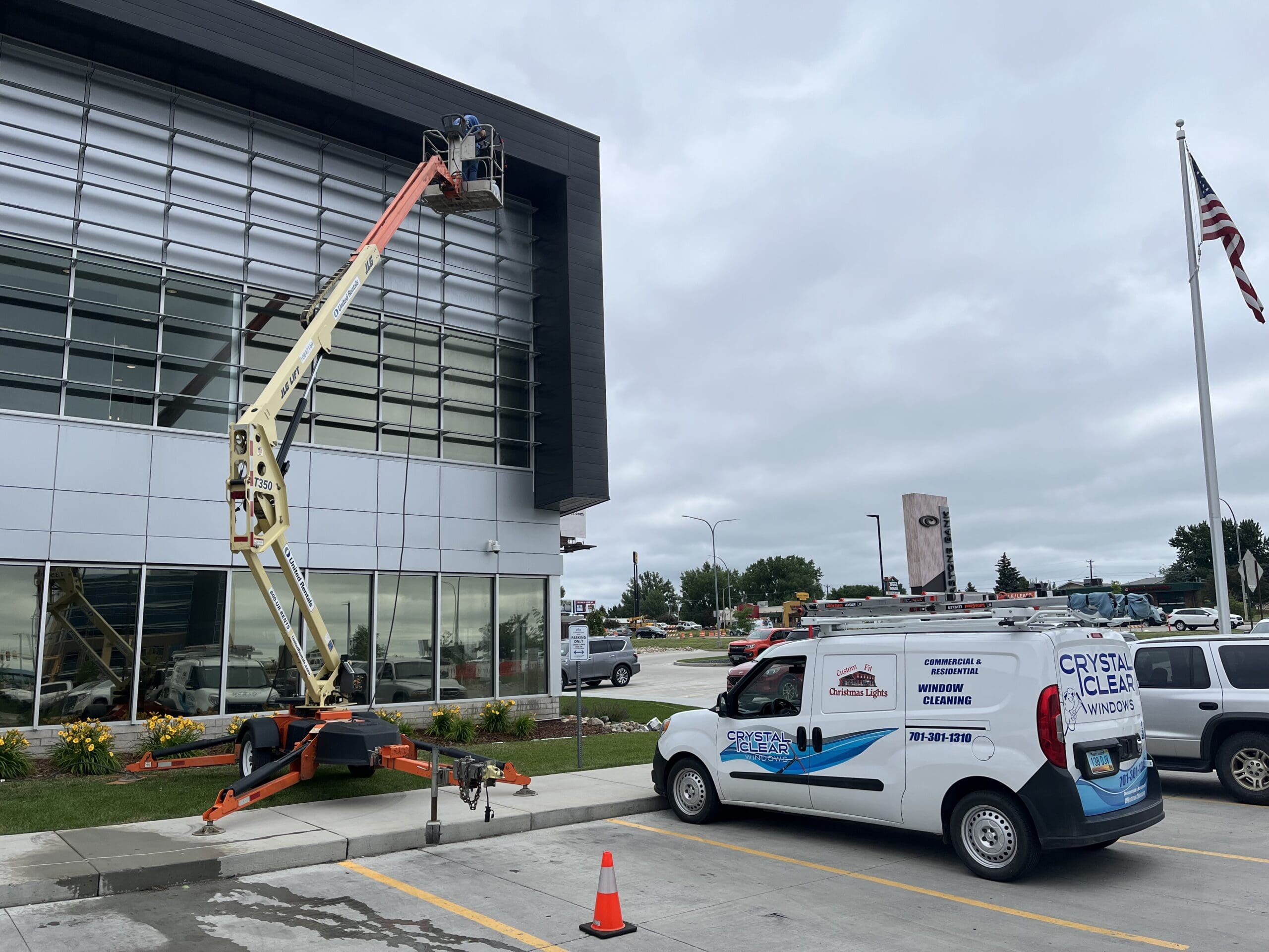 Commercial Window Cleaning in Bismarck.